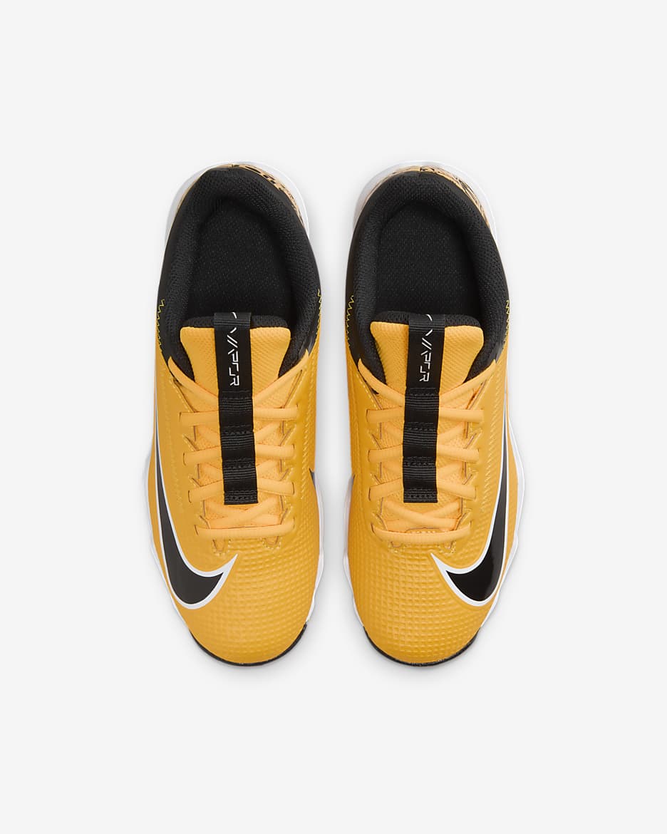 Orange nike football cleats best sale